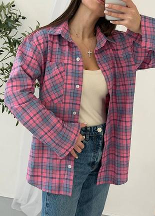 Сорочка рубашка фланель