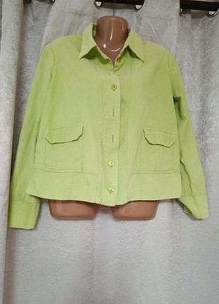 Вельветовая куртка linique collection 46р.