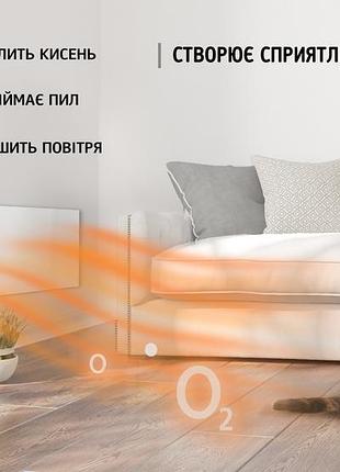 Uden 1000 з регулятором до 20м2 металокерамічний обігрівач, білий