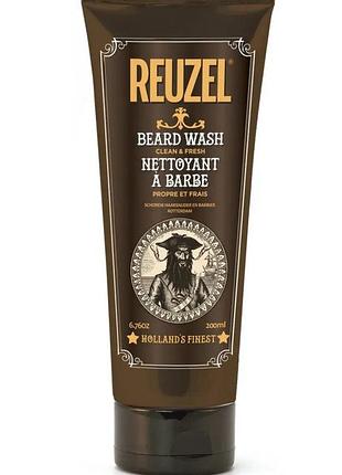Шампунь для бороди reuzel clean & fresh beard wash 200 мл