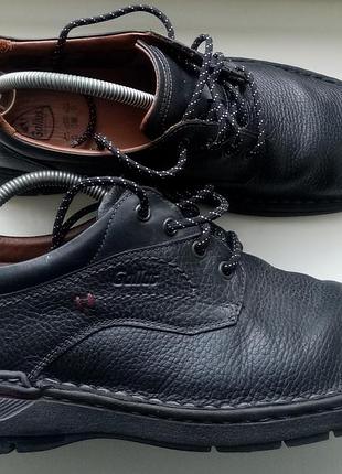 Мужские кожаные ботинки мокасины gallus (автовь)