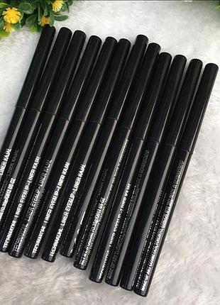 Механический карандаш для глаз mknk eyeliner pencil withvitamine a&e waterproof black