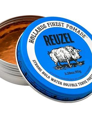 Помада для укладки волос reuzel blue water soluble high sheen pomade 95 г