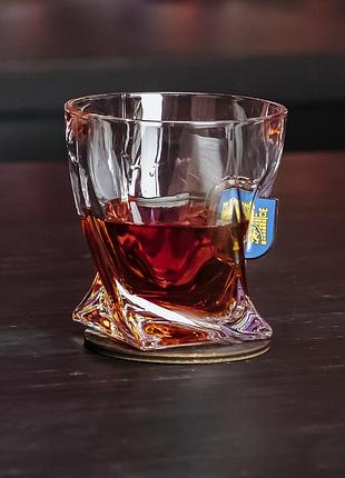 Хрустальный стакан для виски (с гербом львова)