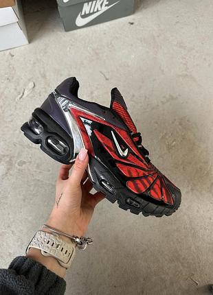 Мужские кроссовки nike air max tailwind 5 x skepta red black весна-осень