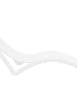 Шезлонг siesta slim white 2
