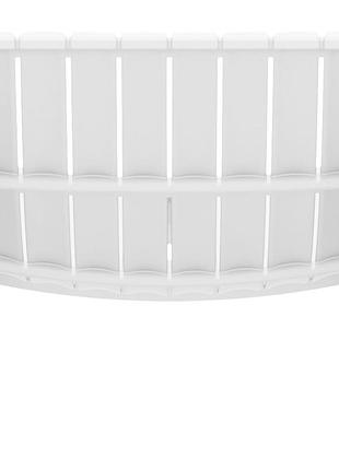 Шезлонг siesta slim white 5