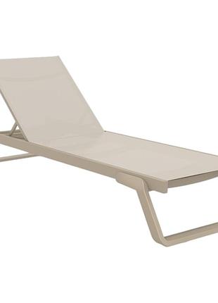 Шезлонг siesta tropic taupe taupe