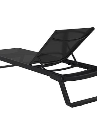 Шезлонг siesta tropic black black 4