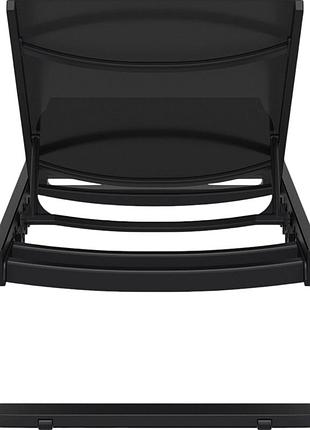Шезлонг siesta tropic black black 5