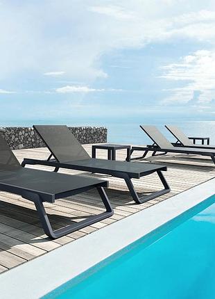 Шезлонг siesta tropic black black 6