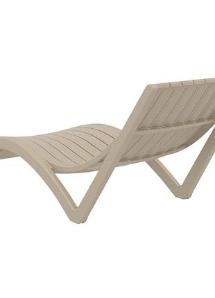 Шезлонг siesta slim taupe 4