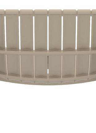 Шезлонг siesta slim taupe 5