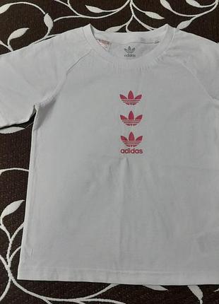 Футболка 100% бавовна на дівчинку 6-7 років, фірми adidas