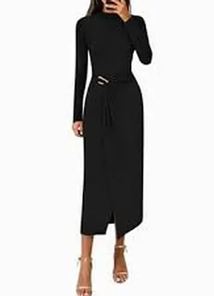 Женское оригинальное черное платье michael kors