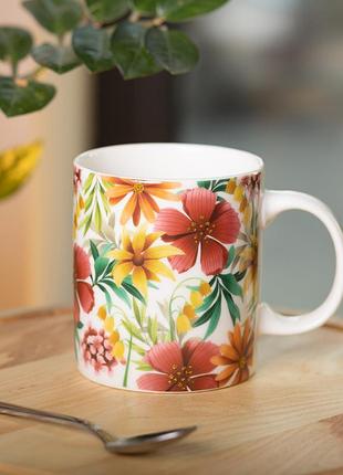 Кружка керамическая с рисунком 400 (мл) для чая и кофе