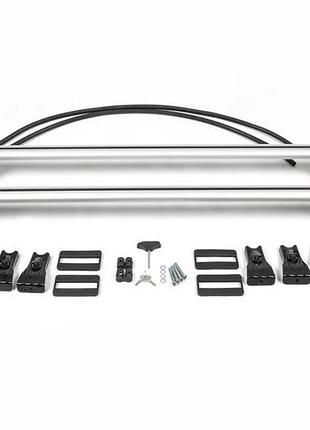 Поперечины на гладкую крышу (2 шт, asaf v4) для mercedes c-class w204 2007-2015 гг