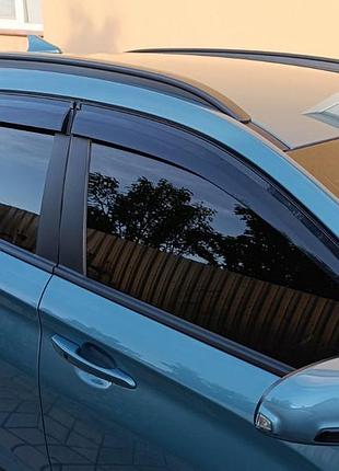 Вітровики (4 шт., sunplex sport) для hyundai kona 2017-2023 рр