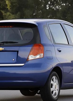 Кромка багажника (нерж.) sedan для chevrolet aveo t200 2002-2008 рр