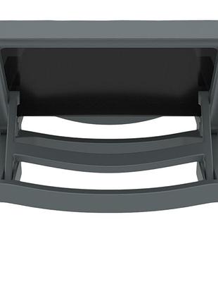 Шезлонг siesta pacific dark grey black 5