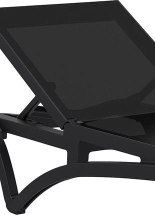 Шезлонг siesta pacific dark grey black 10