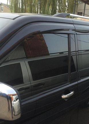 Ветровики на окна (4 шт., sunplex sport) для volkswagen t5 transporter 2003-2010 гг