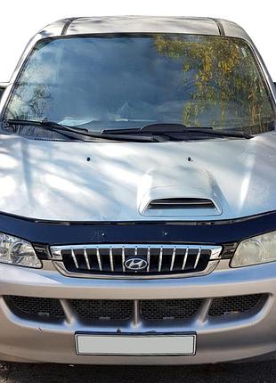 Дефлектор капота (eurocap) для hyundai h200, h1, starex 1998-2007 гг