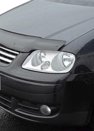 Дефлектор капота (eurocap) для volkswagen caddy 2004-2010 гг