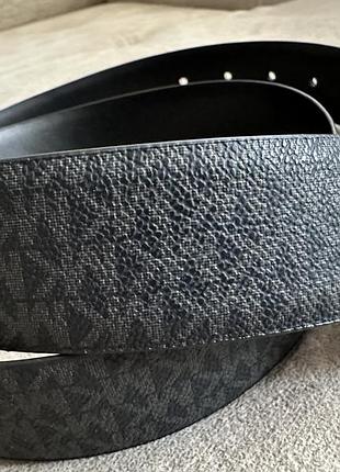 Двосторонній шкіряний жіночий ремінь michael kors, l
