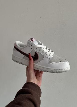 Кросiвки nike sb dunk summit white plum chalk