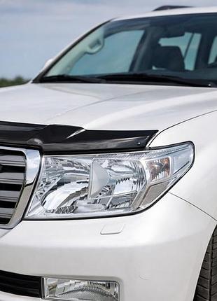 Дефлектор капота 2007-2015 (eurocap) для toyota land cruiser 200