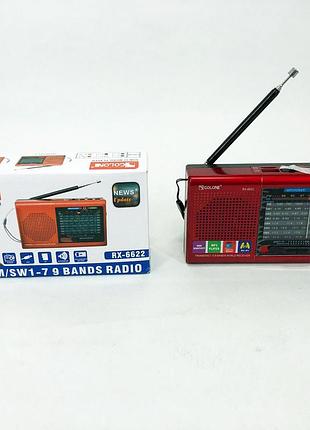 Переносний радіо приймач mp3 usb golon rx-6622, переносний приймач fm am, радіоприймач hs-580 з ремінцем top shop ua_