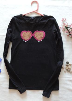 Kiabi  черный реглан 12 лет