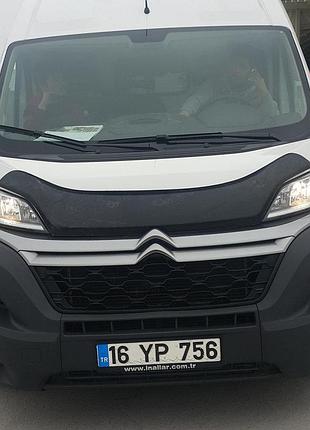 Дефлектор капота 2014-2026 eurocap для citroen jumper рр