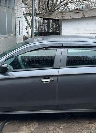 Вітровики (4 шт., sunplex sport) для peugeot 301 2012- рр