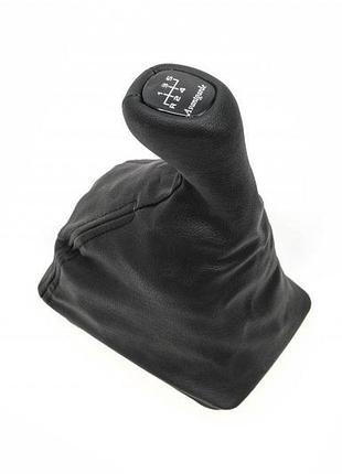 Чехол и ручка кпп с рамкой (avantgarde) 6-ступка для mercedes e-сlass w210 1995-2002 гг