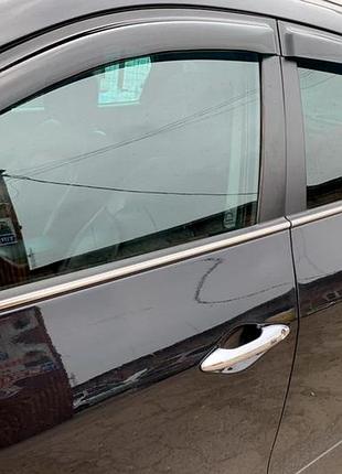 Ветровики на окна (4 шт, hic) для hyundai ix-35 2010-2015 гг