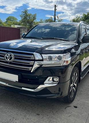 Комплект обвесов 2016-2021 (executive 2019) черный для toyota land cruiser 200