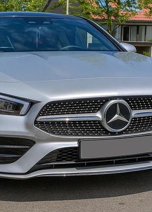 Передняя решетка diamond silver (для 2019-2022) для mercedes cla c118 2019- гг