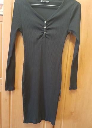 Платье рубчик xs-s
