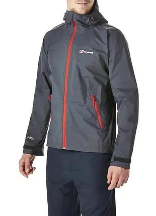 Куртка berghaus aq2 мембранна чоловіча xxl сіра з червоним