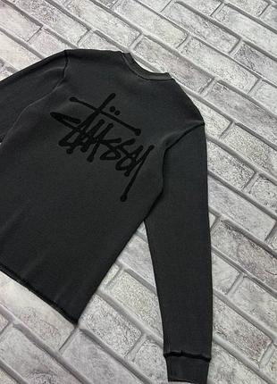 Чоловічий світшот stüssy basic stock long sleeve thermal