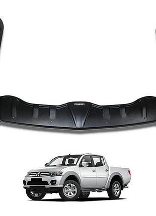 Накладка на капот v4 (abs) для mitsubishi l200 2006-2015 рр