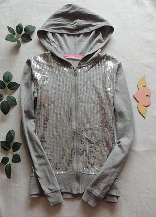 H&m кофта сірого кольору паєтки 12-14 років
