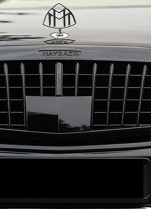 Решетка радиатора maybach black (2009-2013) для mercedes s-сlass w221