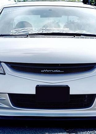 Передня lip накладка dpt (2006-2009, під фарбування) для honda civic sedan viii рр