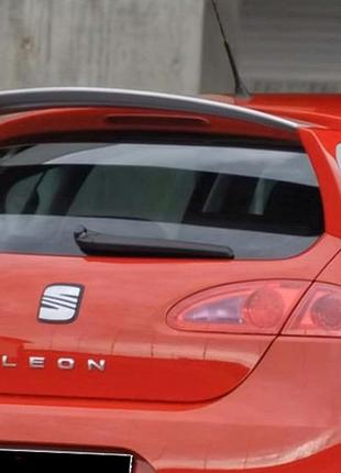 Спойлер задний dpt v-5 (2005-2009, под покраску) для seat leon