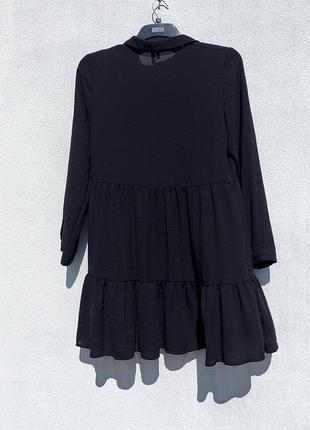 Чёрное ярусное платье vero moda 3
