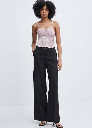 Naf naf чорні круті штани карго