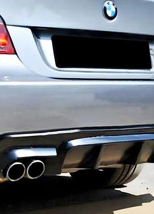 Задний диффузор dpt v-1 (для m-sport, черный глянец) для bmw 5 серия e60/e61 2003-2010 гг